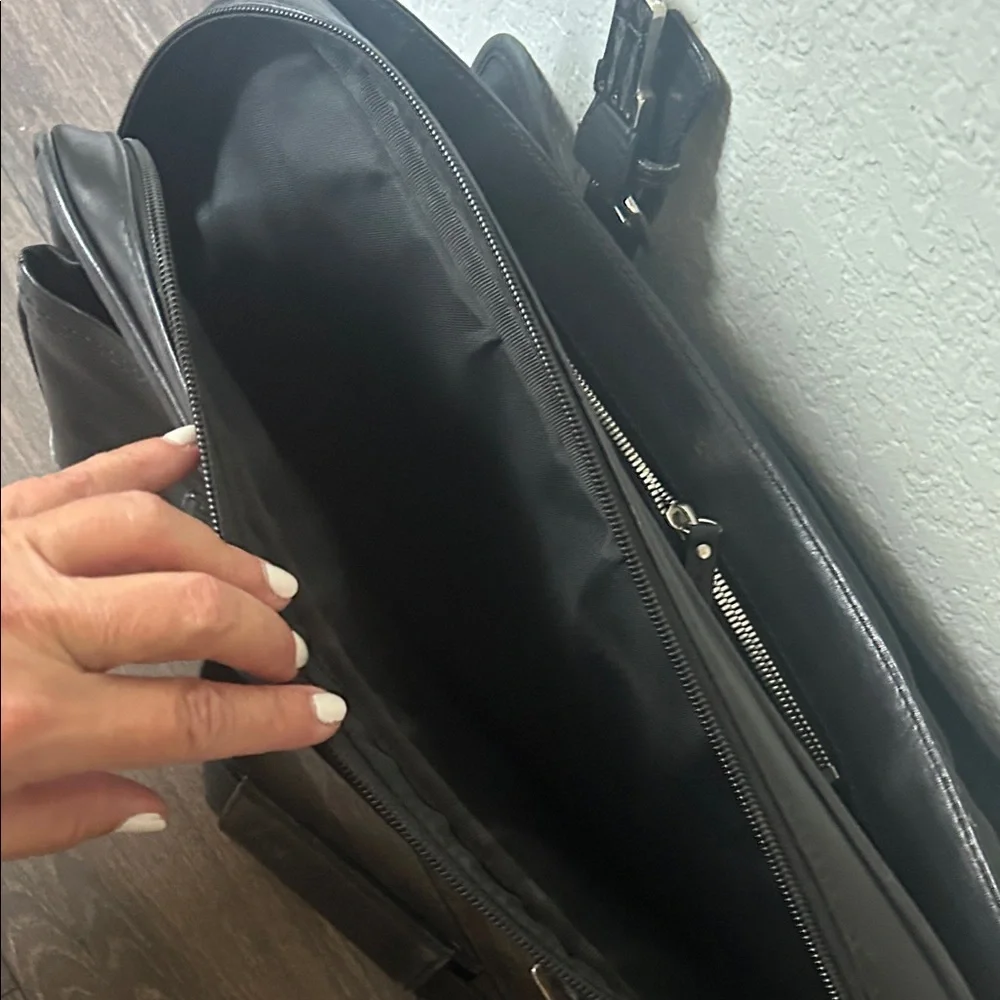 Coach Black Leather Men's Bag